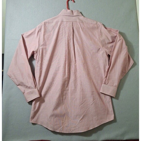 Brooks Brothers Regent 16.5 34  Non Iron All Cotton Candy Cane Stripe Red White - Picture 4 of 6